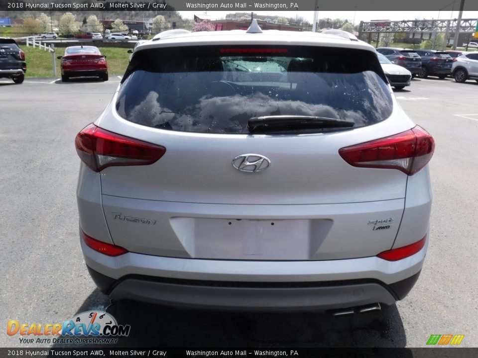 2018 Hyundai Tucson Sport AWD Molten Silver / Gray Photo #8