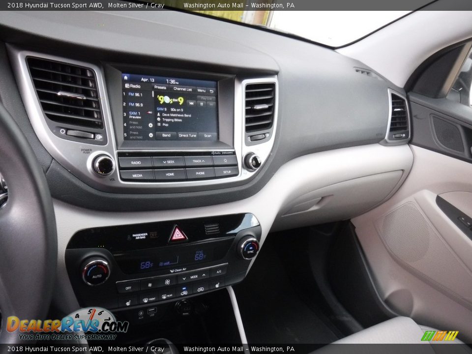 2018 Hyundai Tucson Sport AWD Molten Silver / Gray Photo #18