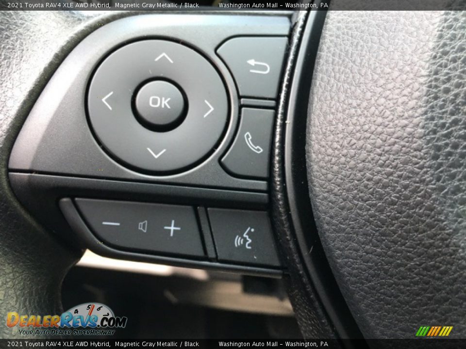 2021 Toyota RAV4 XLE AWD Hybrid Magnetic Gray Metallic / Black Photo #9