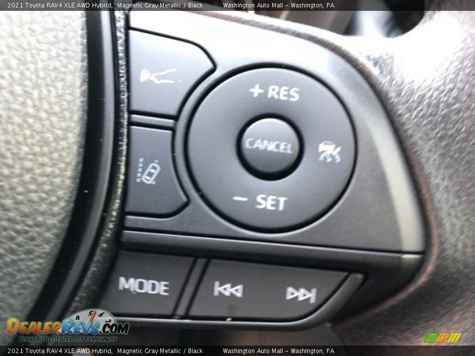 2021 Toyota RAV4 XLE AWD Hybrid Magnetic Gray Metallic / Black Photo #10
