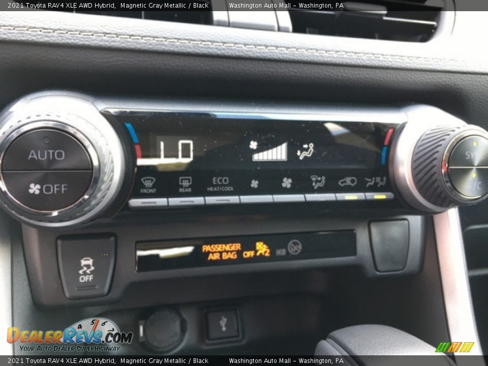 2021 Toyota RAV4 XLE AWD Hybrid Magnetic Gray Metallic / Black Photo #11