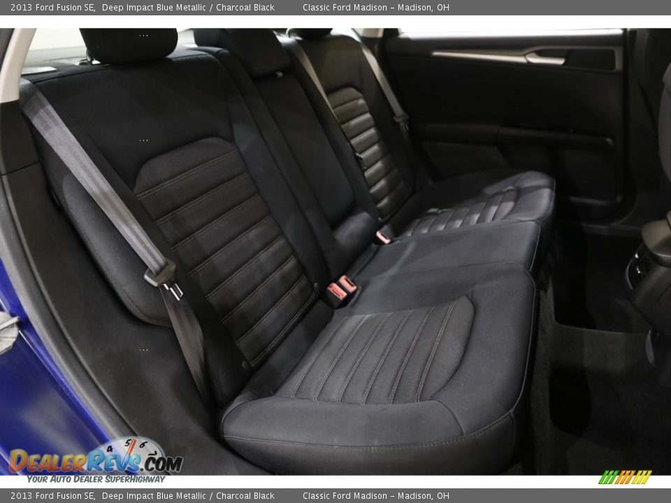 2013 Ford Fusion SE Deep Impact Blue Metallic / Charcoal Black Photo #15