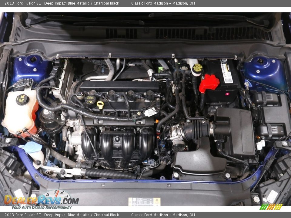2013 Ford Fusion SE Deep Impact Blue Metallic / Charcoal Black Photo #18