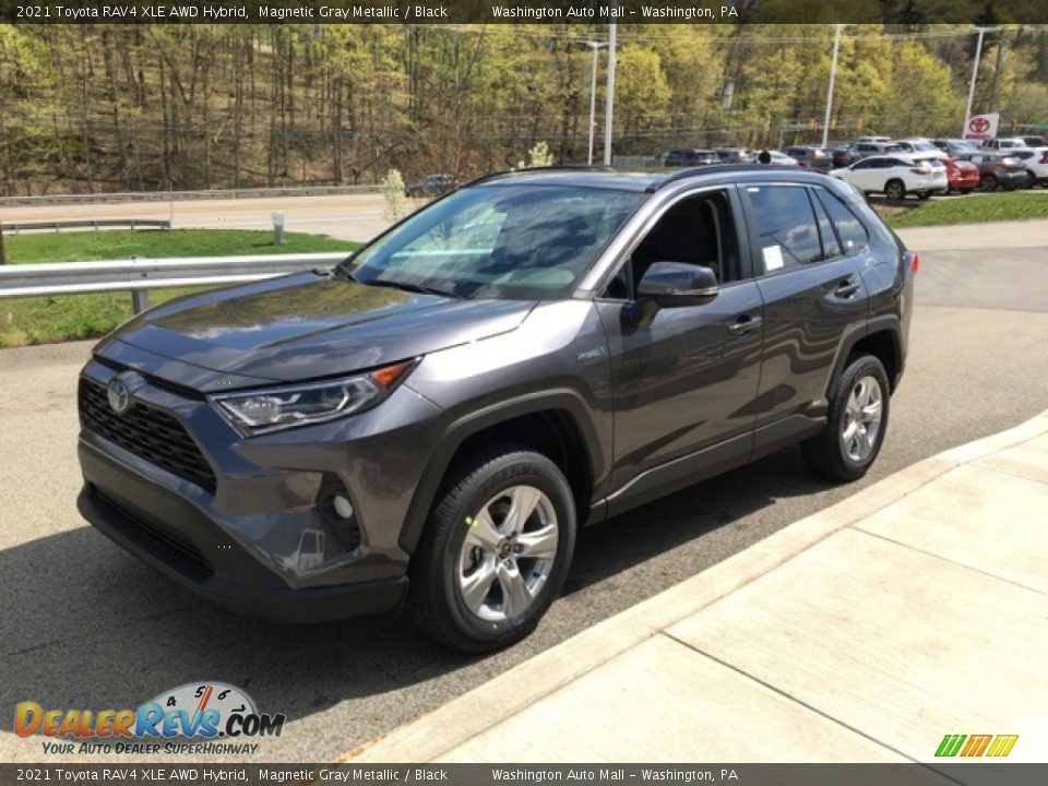 2021 Toyota RAV4 XLE AWD Hybrid Magnetic Gray Metallic / Black Photo #18