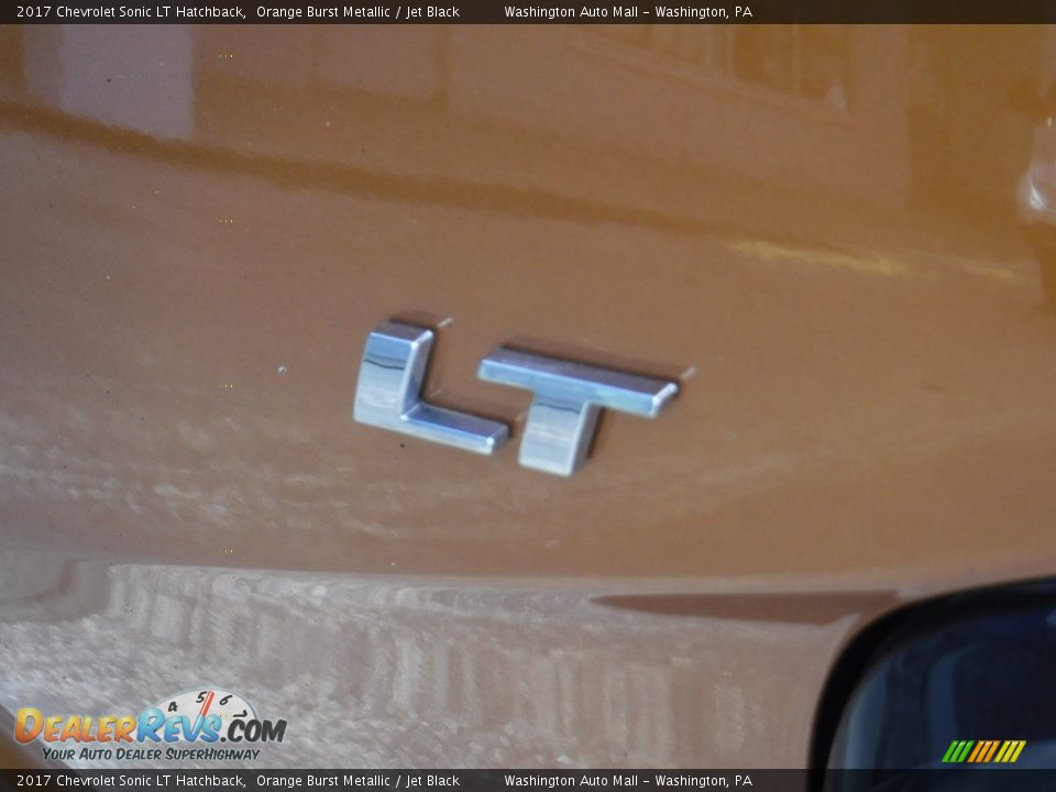 2017 Chevrolet Sonic LT Hatchback Orange Burst Metallic / Jet Black Photo #9