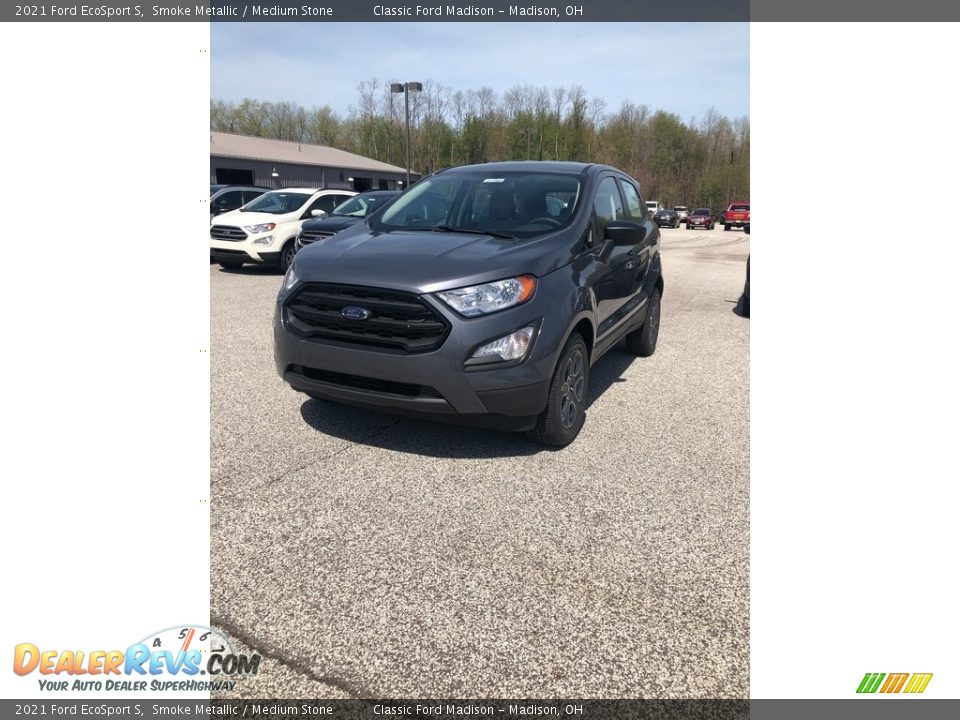 2021 Ford EcoSport S Smoke Metallic / Medium Stone Photo #1