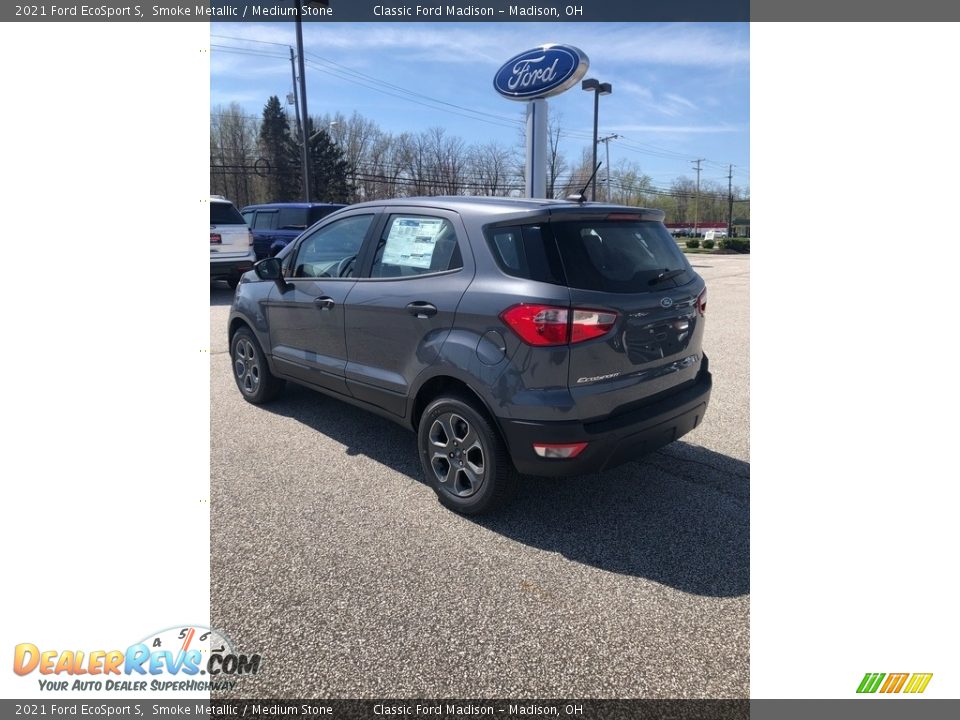 2021 Ford EcoSport S Smoke Metallic / Medium Stone Photo #3