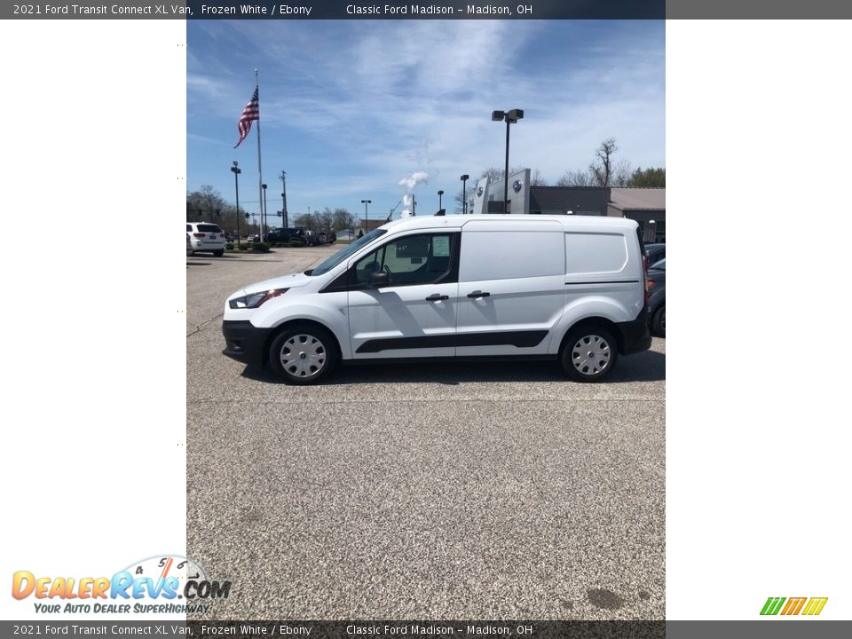 2021 Ford Transit Connect XL Van Frozen White / Ebony Photo #2