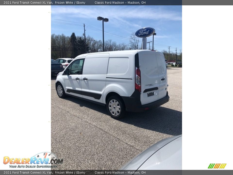 2021 Ford Transit Connect XL Van Frozen White / Ebony Photo #3