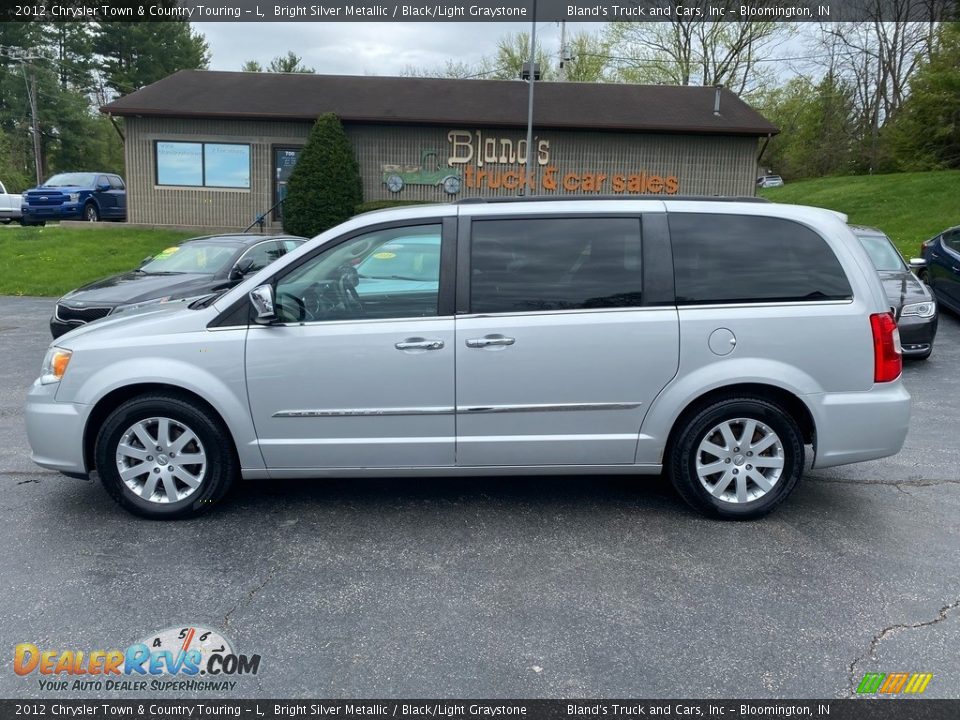 2012 Chrysler Town & Country Touring - L Bright Silver Metallic / Black/Light Graystone Photo #1