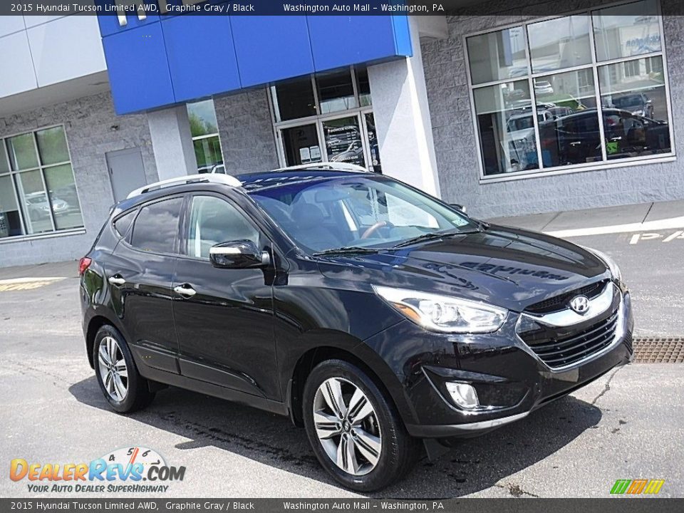 2015 Hyundai Tucson Limited AWD Graphite Gray / Black Photo #1