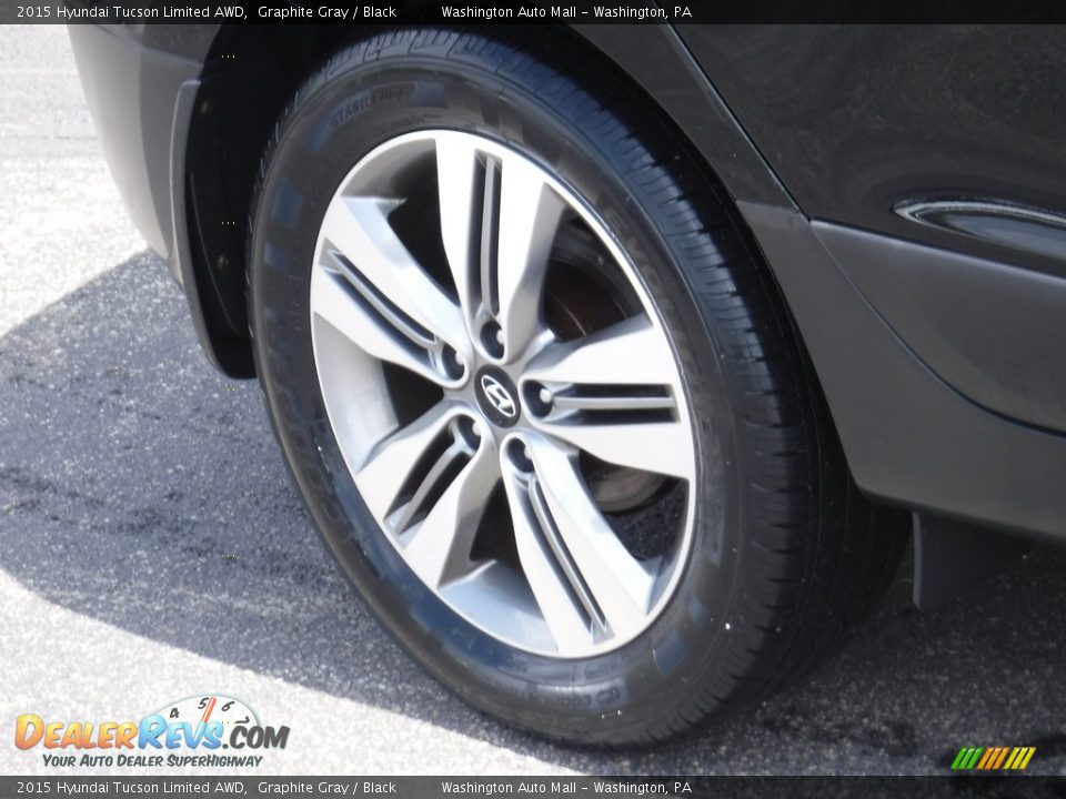2015 Hyundai Tucson Limited AWD Graphite Gray / Black Photo #3