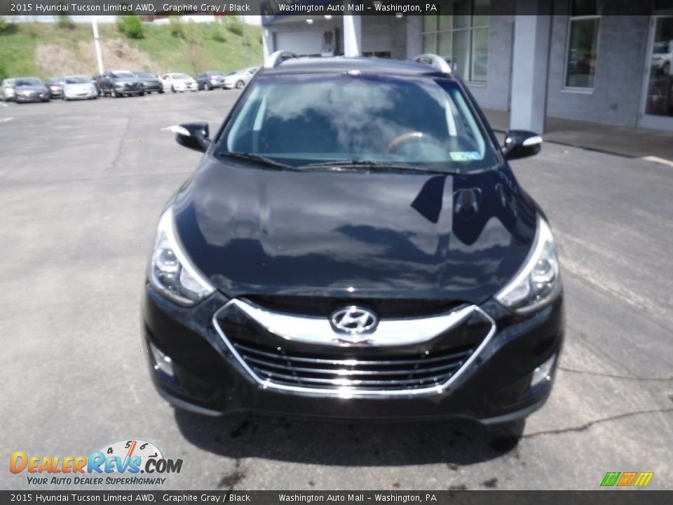 2015 Hyundai Tucson Limited AWD Graphite Gray / Black Photo #4
