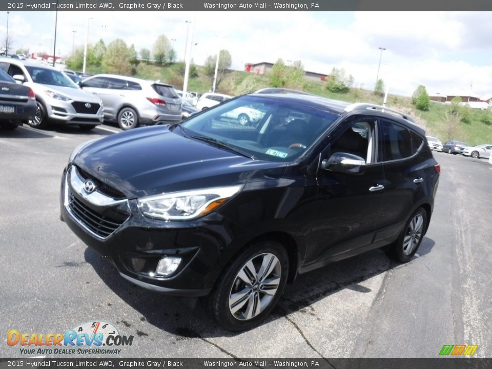 2015 Hyundai Tucson Limited AWD Graphite Gray / Black Photo #5