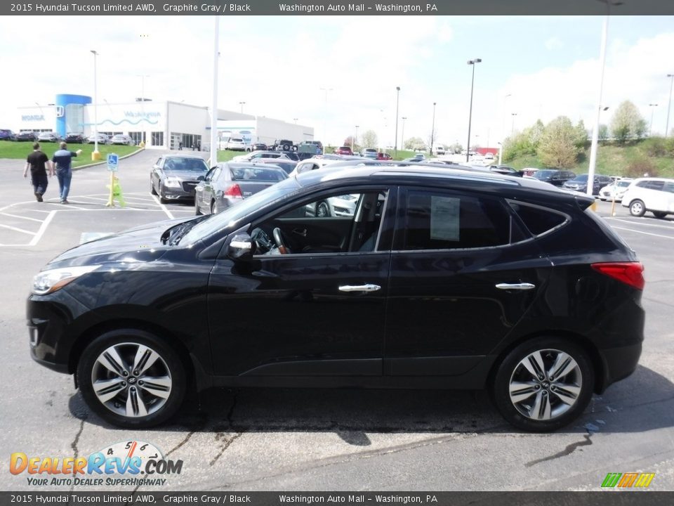 2015 Hyundai Tucson Limited AWD Graphite Gray / Black Photo #6