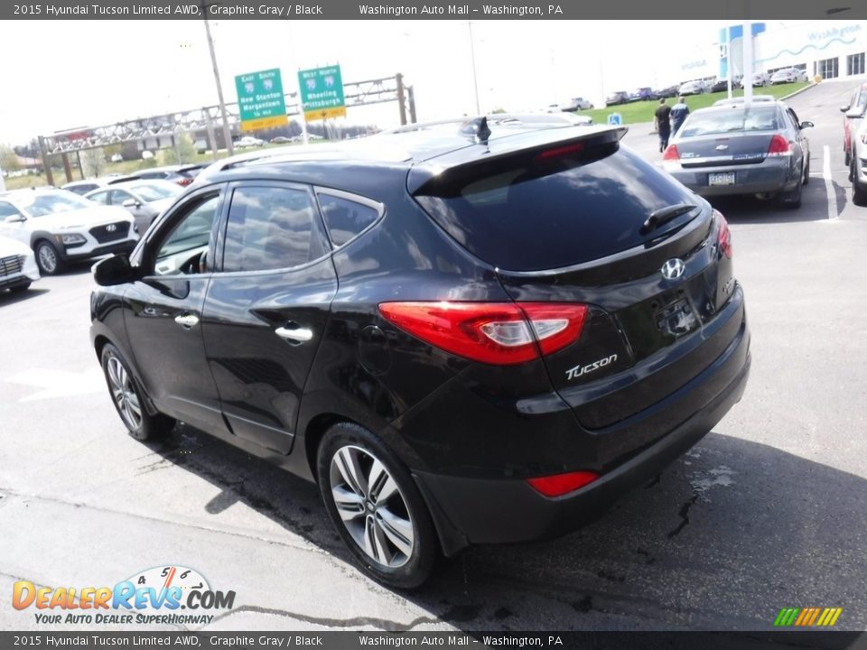 2015 Hyundai Tucson Limited AWD Graphite Gray / Black Photo #7