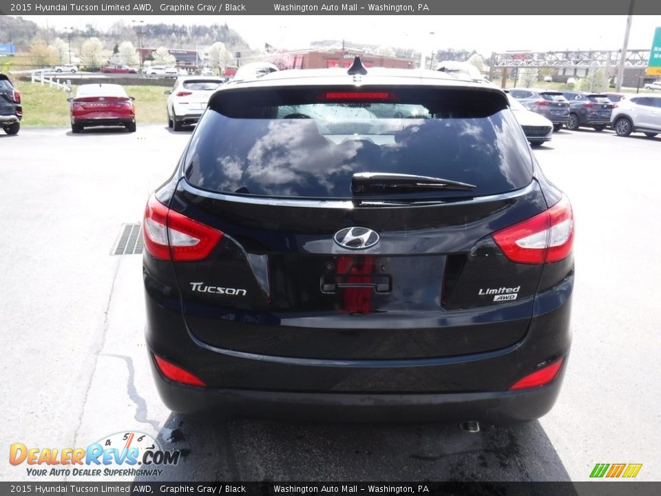 2015 Hyundai Tucson Limited AWD Graphite Gray / Black Photo #8