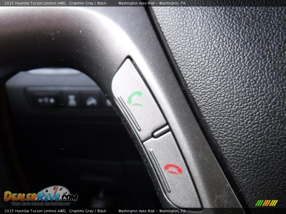 2015 Hyundai Tucson Limited AWD Graphite Gray / Black Photo #20