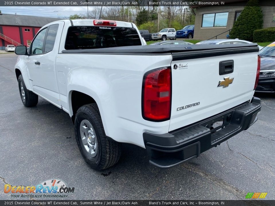 2015 Chevrolet Colorado WT Extended Cab Summit White / Jet Black/Dark Ash Photo #8