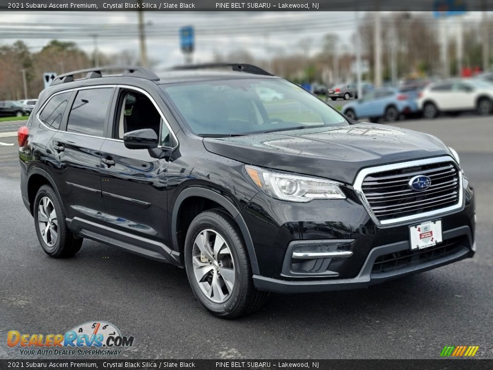 2021 Subaru Ascent Premium Crystal Black Silica / Slate Black Photo #13