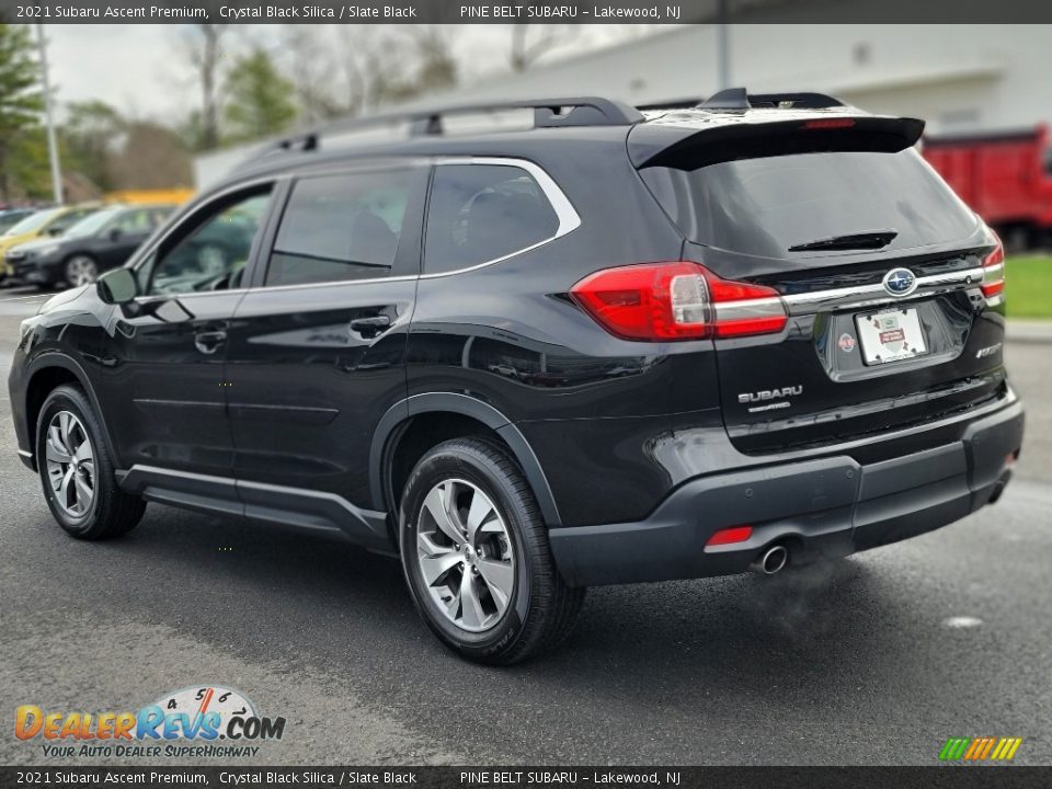 2021 Subaru Ascent Premium Crystal Black Silica / Slate Black Photo #18