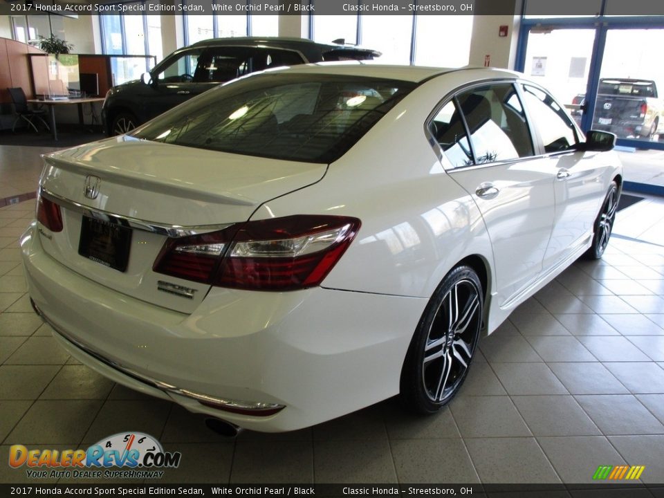 2017 Honda Accord Sport Special Edition Sedan White Orchid Pearl / Black Photo #7