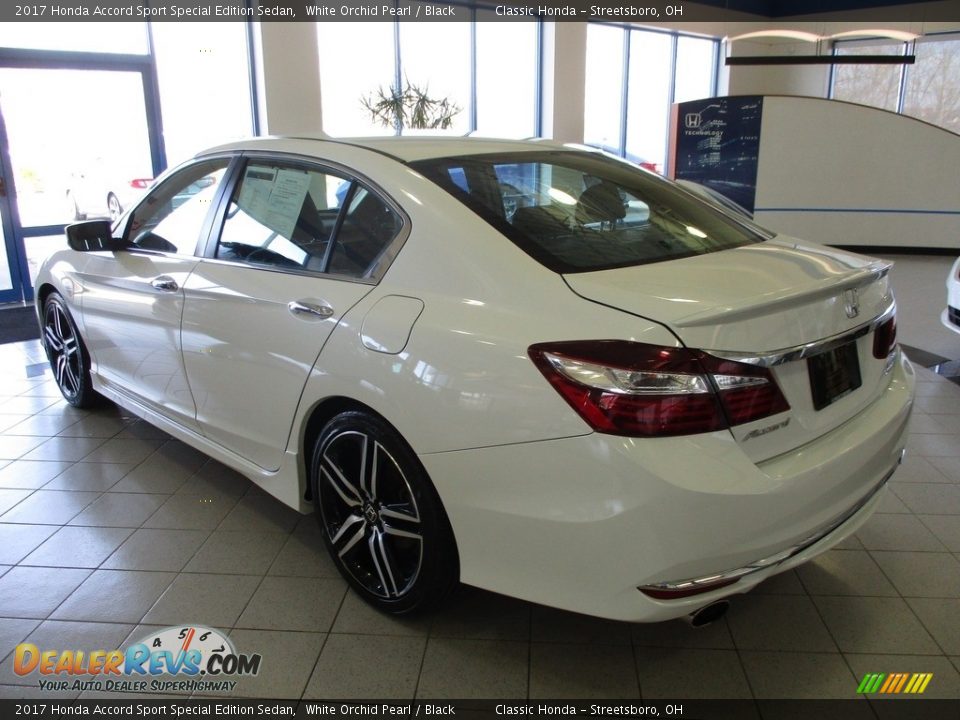 2017 Honda Accord Sport Special Edition Sedan White Orchid Pearl / Black Photo #9
