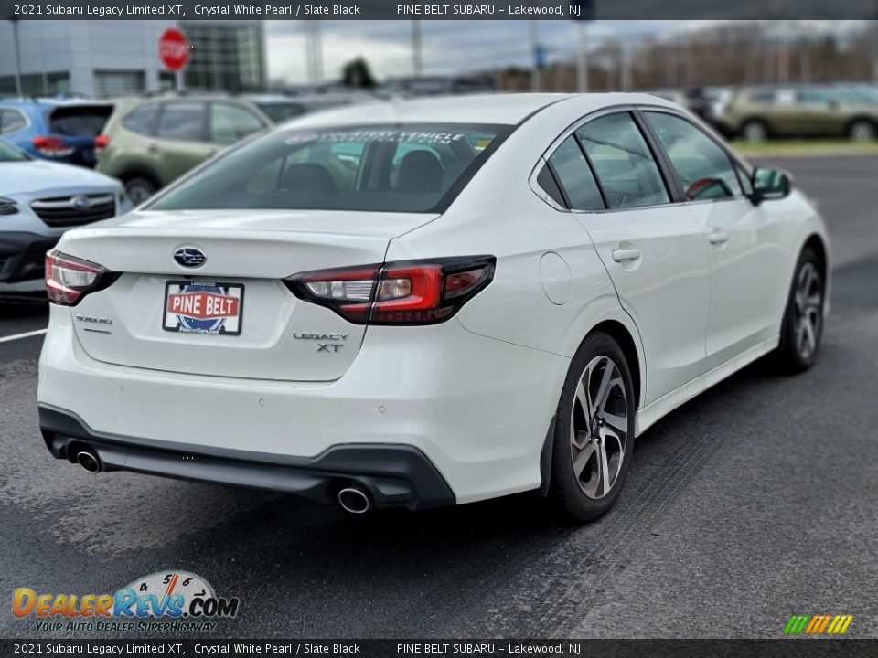 2021 Subaru Legacy Limited XT Crystal White Pearl / Slate Black Photo #4