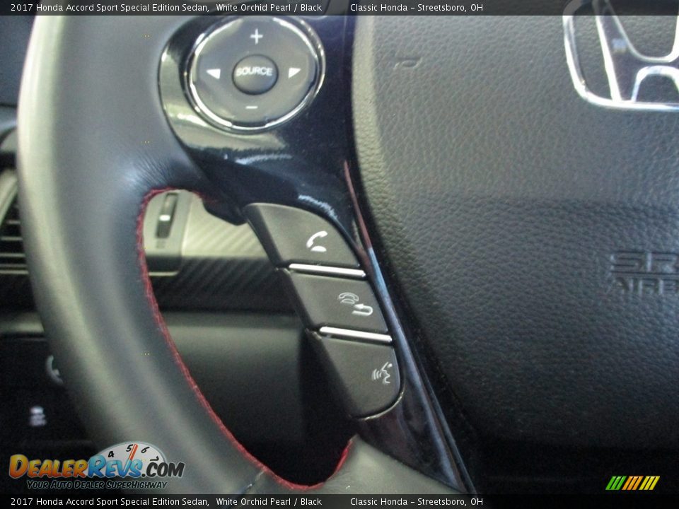 2017 Honda Accord Sport Special Edition Sedan White Orchid Pearl / Black Photo #30
