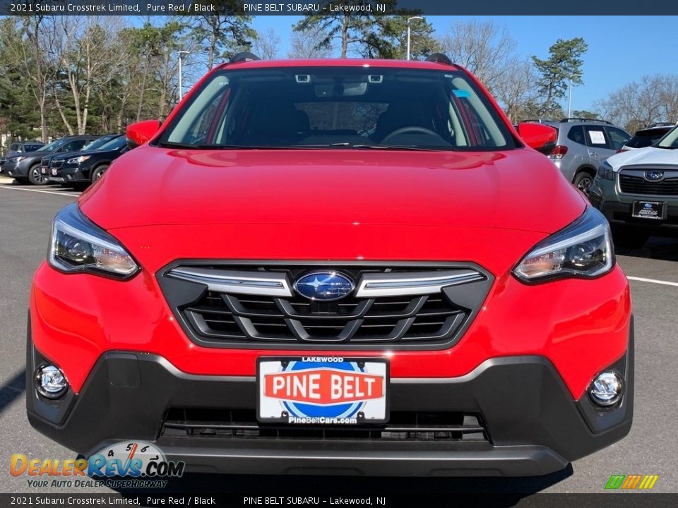 2021 Subaru Crosstrek Limited Pure Red / Black Photo #3