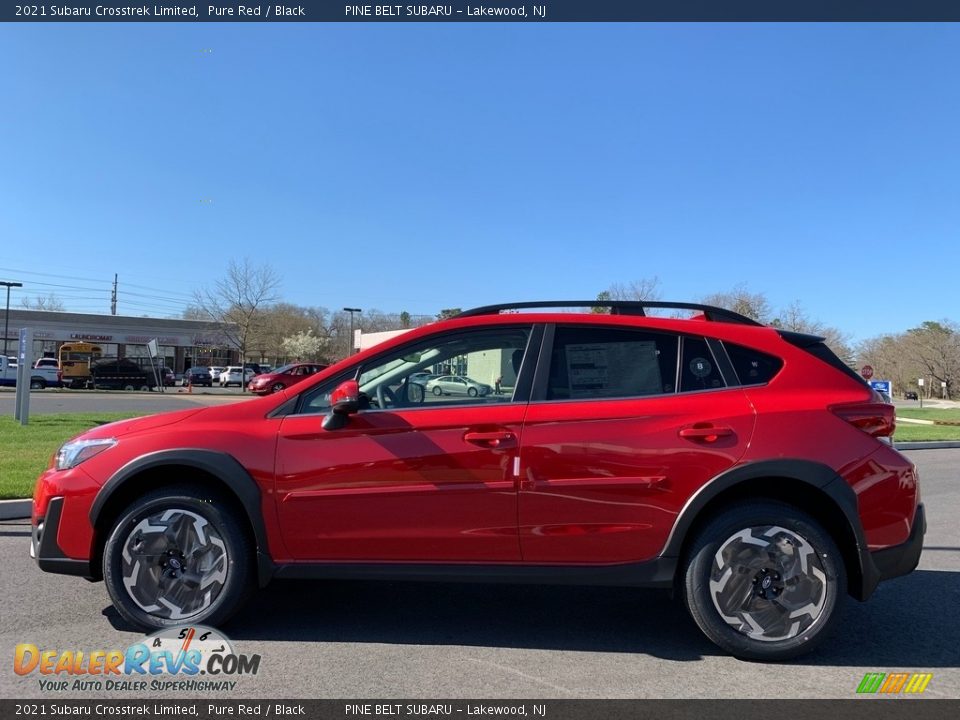 2021 Subaru Crosstrek Limited Pure Red / Black Photo #4