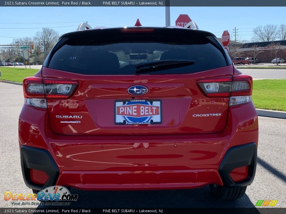 2021 Subaru Crosstrek Limited Pure Red / Black Photo #7