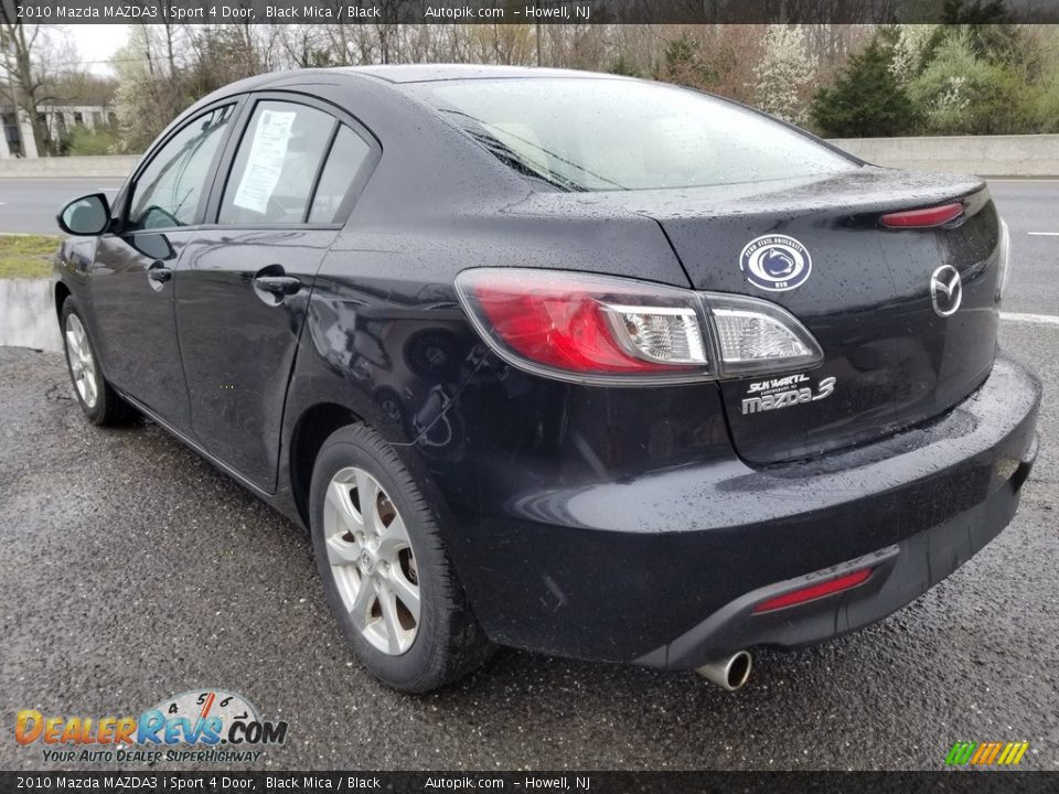 2010 Mazda MAZDA3 i Sport 4 Door Black Mica / Black Photo #5