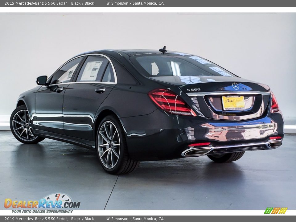 2019 Mercedes-Benz S 560 Sedan Black / Black Photo #2