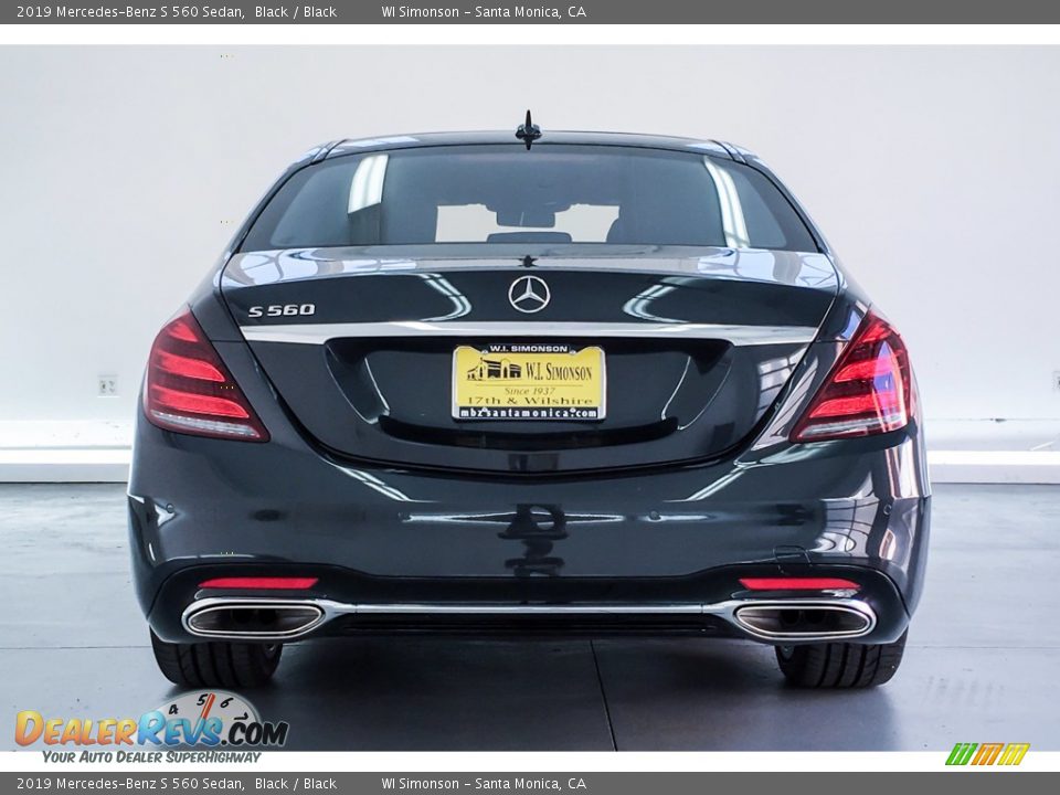 2019 Mercedes-Benz S 560 Sedan Black / Black Photo #3