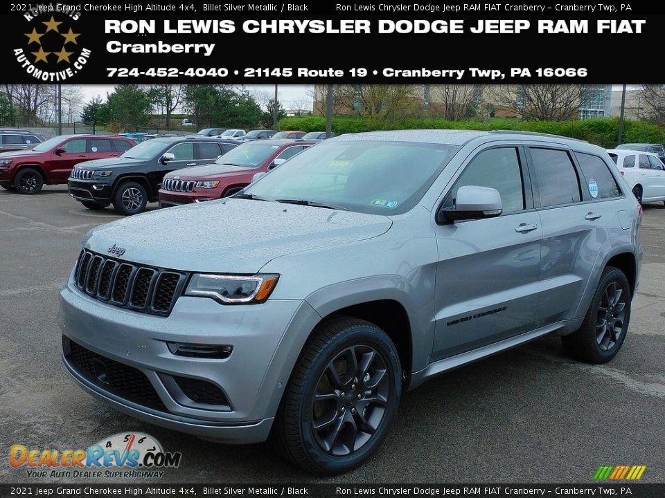 2021 Jeep Grand Cherokee High Altitude 4x4 Billet Silver Metallic / Black Photo #1