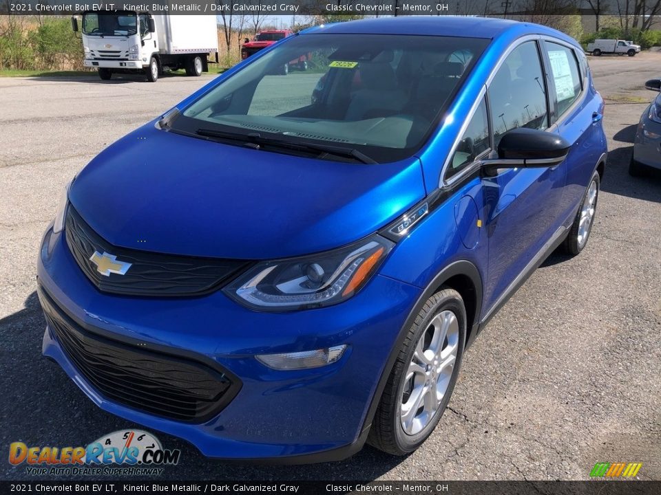 Kinetic Blue Metallic 2021 Chevrolet Bolt EV LT Photo #1