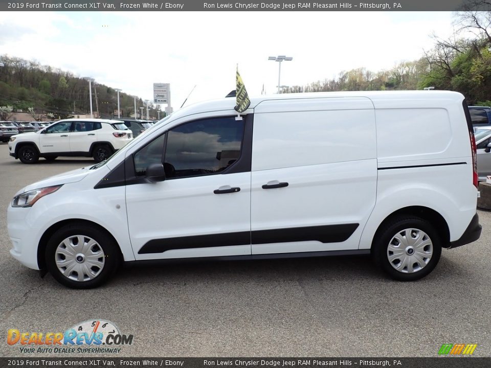 2019 Ford Transit Connect XLT Van Frozen White / Ebony Photo #2