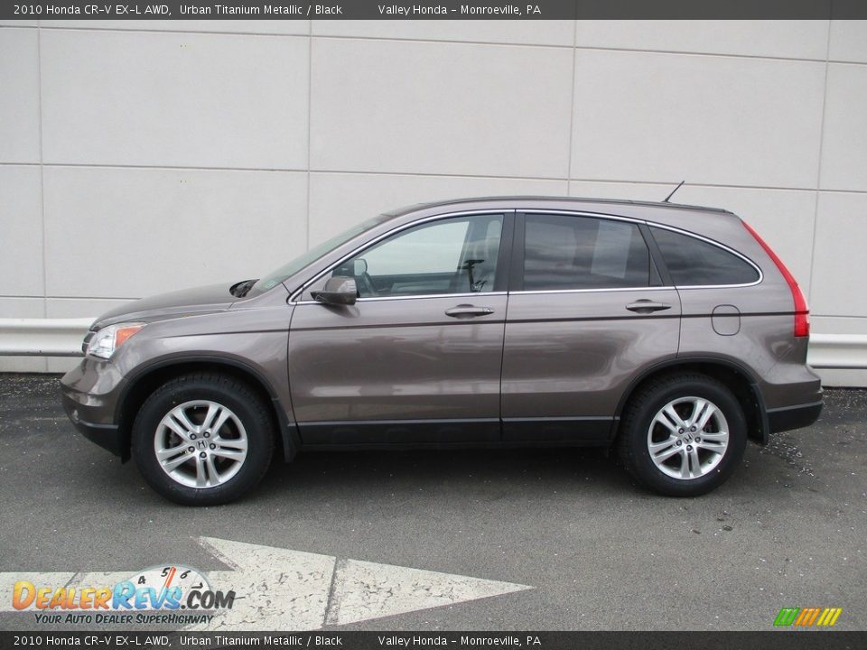 2010 Honda CR-V EX-L AWD Urban Titanium Metallic / Black Photo #2