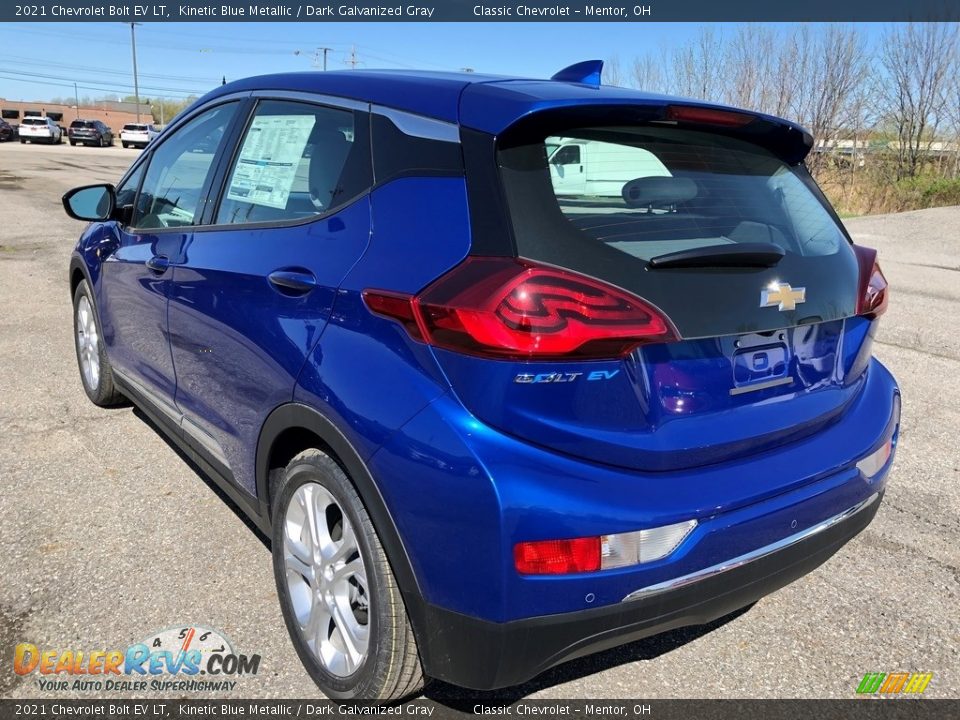 2021 Chevrolet Bolt EV LT Kinetic Blue Metallic / Dark Galvanized Gray Photo #4