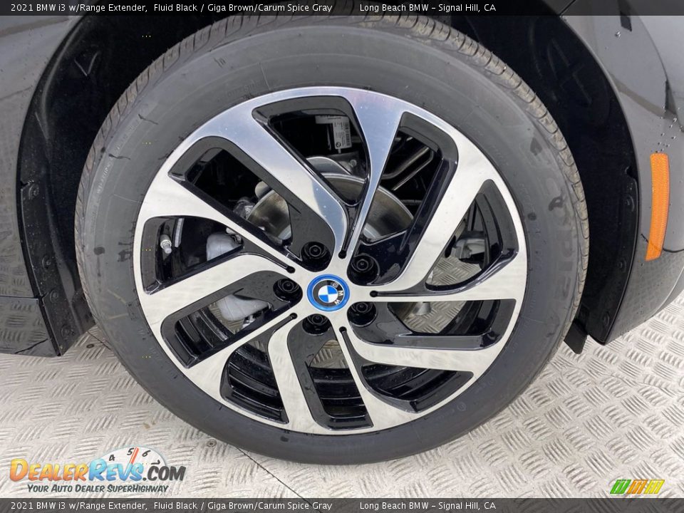 2021 BMW i3 w/Range Extender Fluid Black / Giga Brown/Carum Spice Gray Photo #3