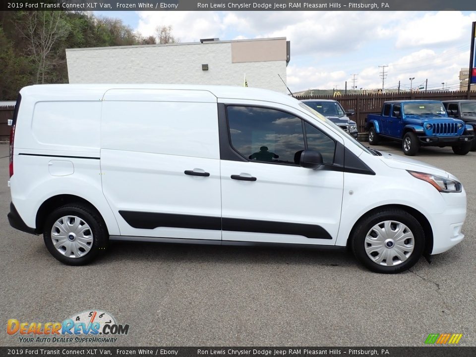 2019 Ford Transit Connect XLT Van Frozen White / Ebony Photo #7