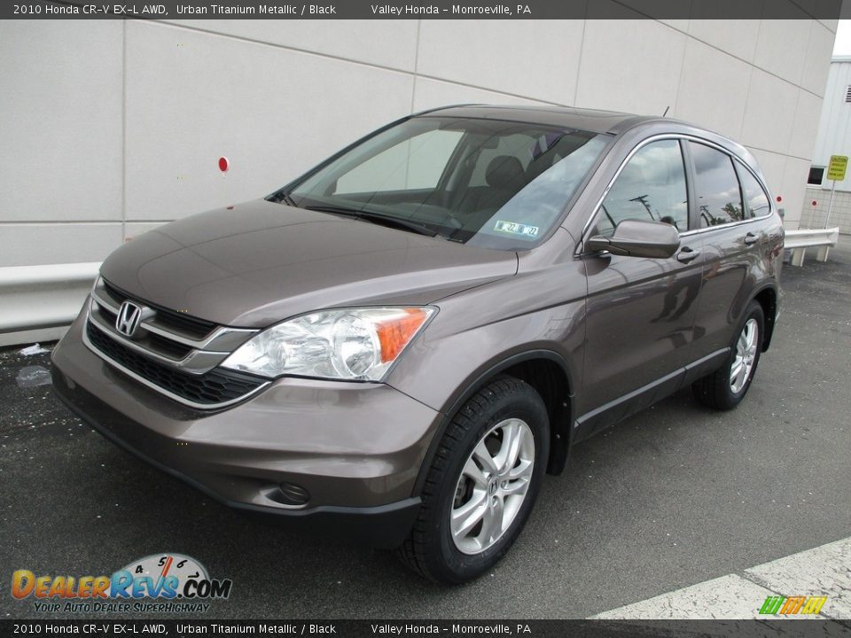 2010 Honda CR-V EX-L AWD Urban Titanium Metallic / Black Photo #7