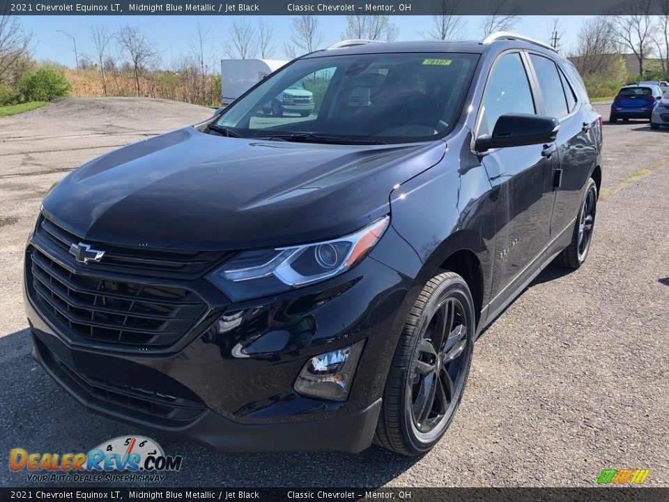 2021 Chevrolet Equinox LT Midnight Blue Metallic / Jet Black Photo #1