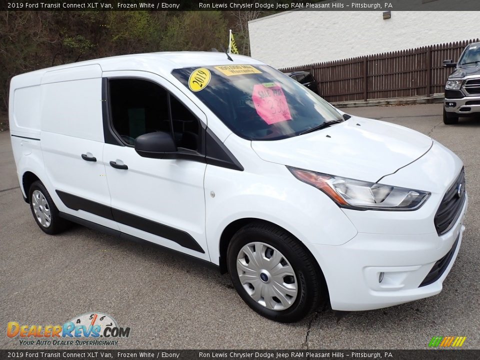 2019 Ford Transit Connect XLT Van Frozen White / Ebony Photo #8