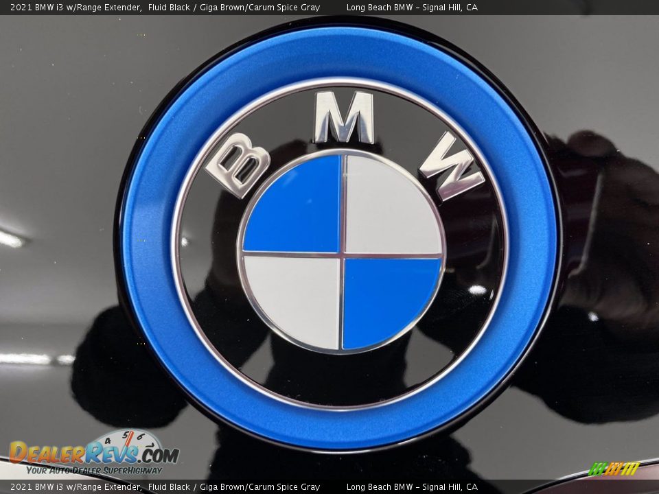 2021 BMW i3 w/Range Extender Fluid Black / Giga Brown/Carum Spice Gray Photo #5