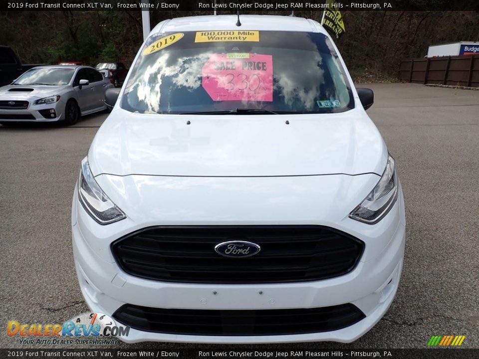 2019 Ford Transit Connect XLT Van Frozen White / Ebony Photo #9