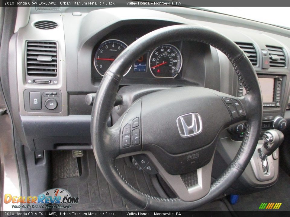 2010 Honda CR-V EX-L AWD Urban Titanium Metallic / Black Photo #10