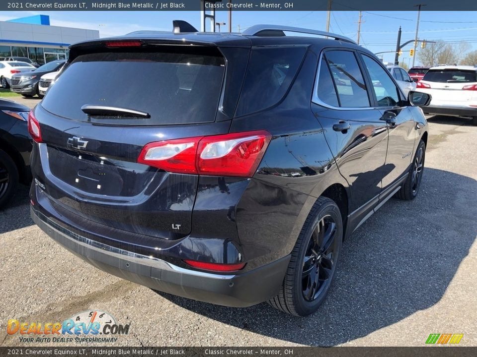 2021 Chevrolet Equinox LT Midnight Blue Metallic / Jet Black Photo #3