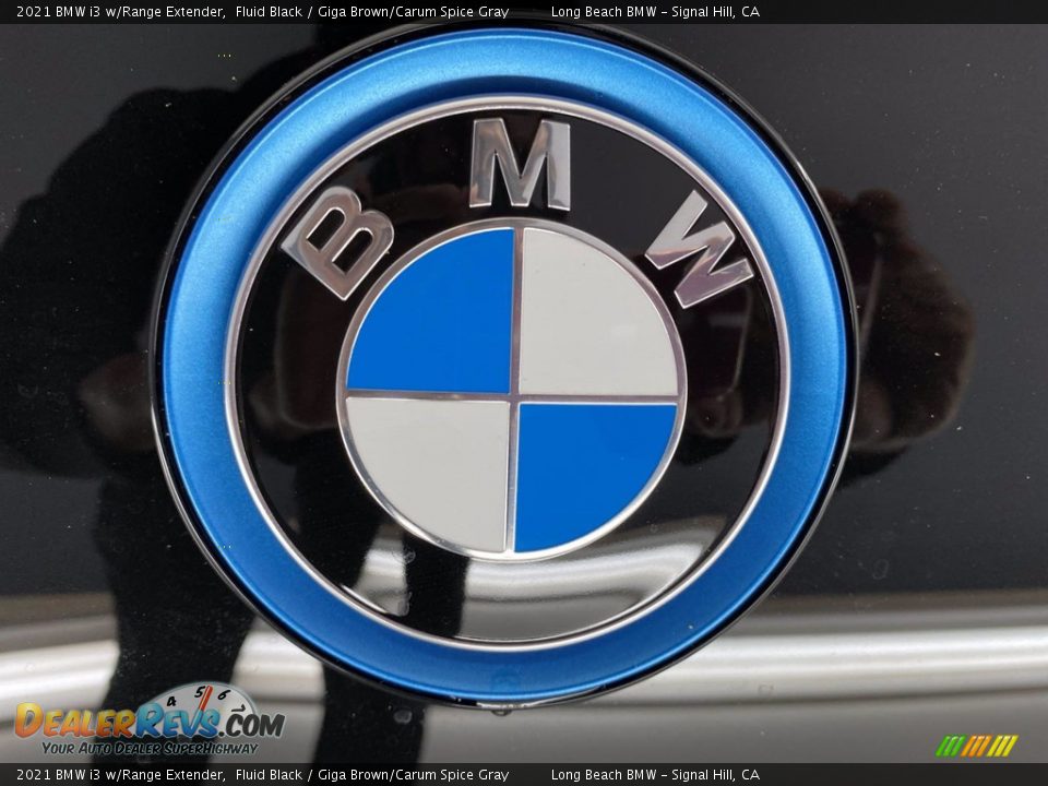 2021 BMW i3 w/Range Extender Fluid Black / Giga Brown/Carum Spice Gray Photo #7